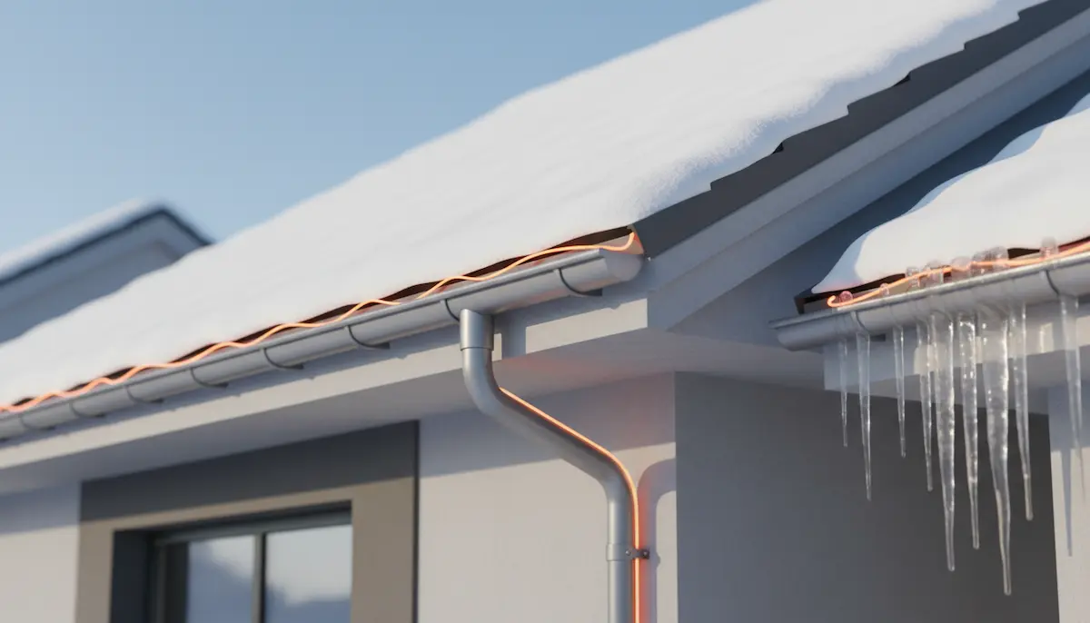 система обогрева кровли